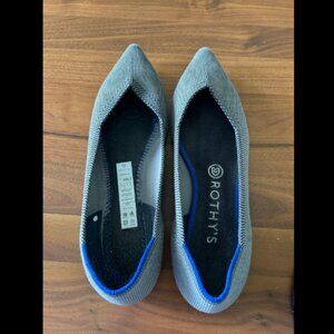 Rothy's gray flat size 8.5